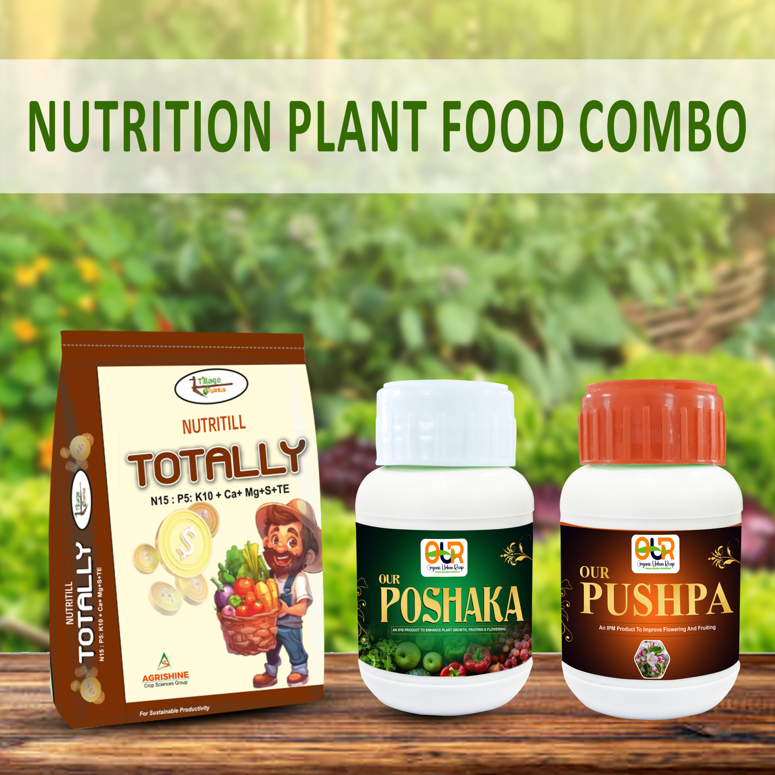 Our Nutrition PLANT FOOD COMBO (totally 2KG included)